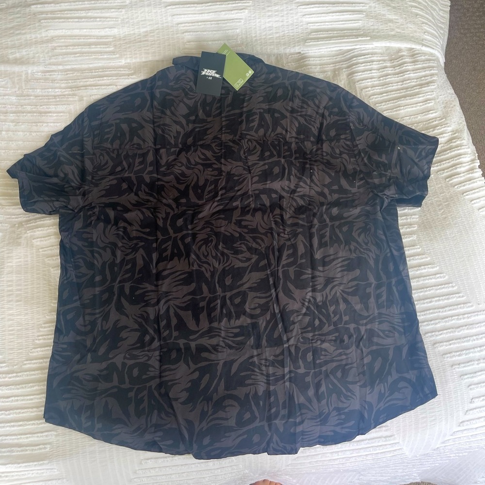 H&M x No Fear oversized button down shirt